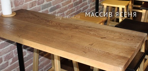Стол из массива ясеня